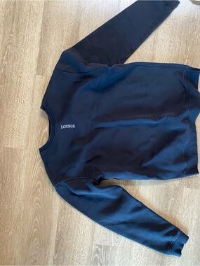 Lounge Crewneck Sweater — Navy Women's Pullover